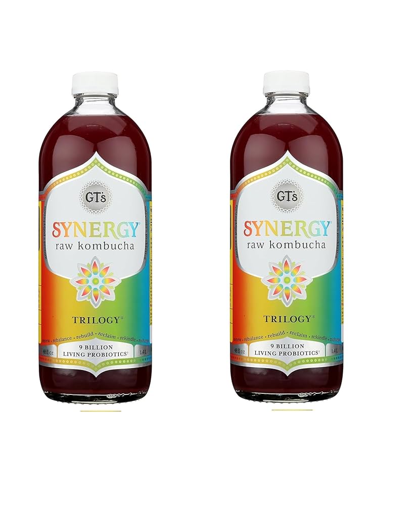 Amazon.com : Generic GT's Synergy Raw Kombucha Trilogy, 48